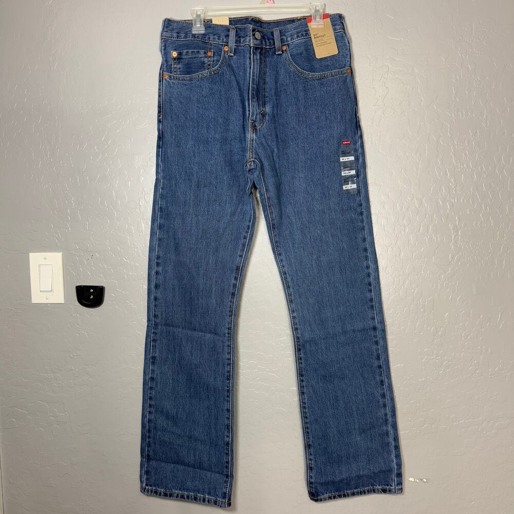 Levis 517 Bootcut Mens Jeans, Medium Stonewash, 34x34, 005174891